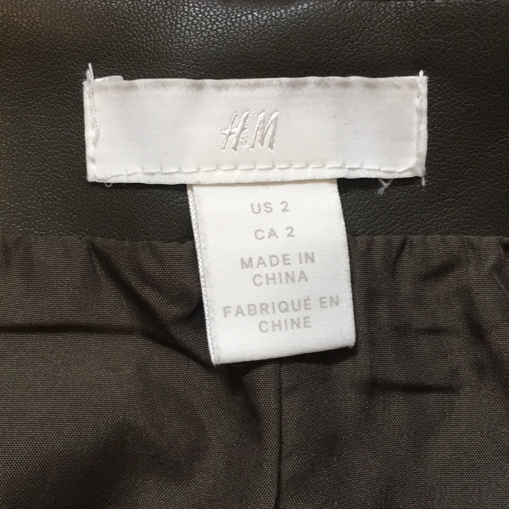 Faux Leather Mini Skirt - Picture 6 of 6